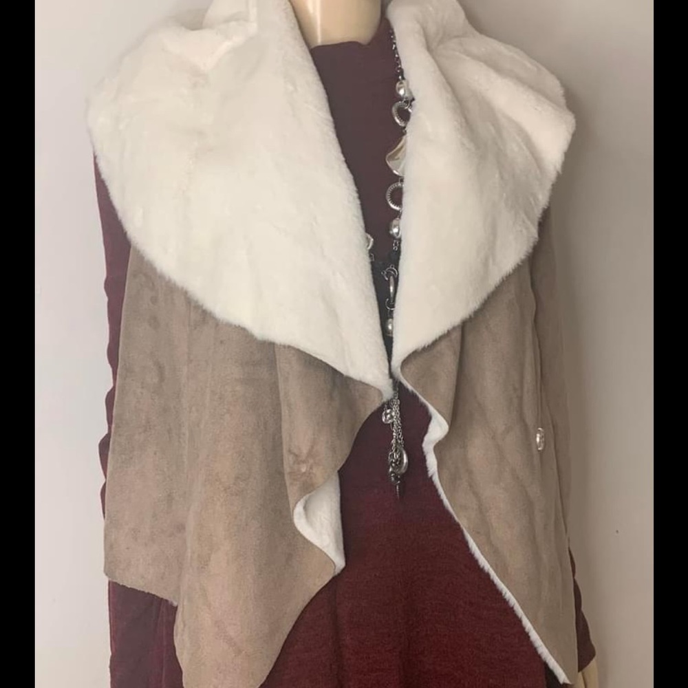 Faux Suede soft vest